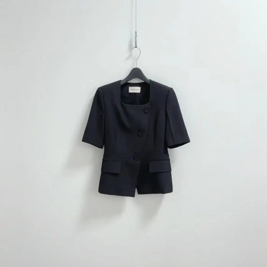 [BUNJANG] MOJO.S.PINE Square Neck Jacket Black / 모조에스핀 스퀘어넥 자켓