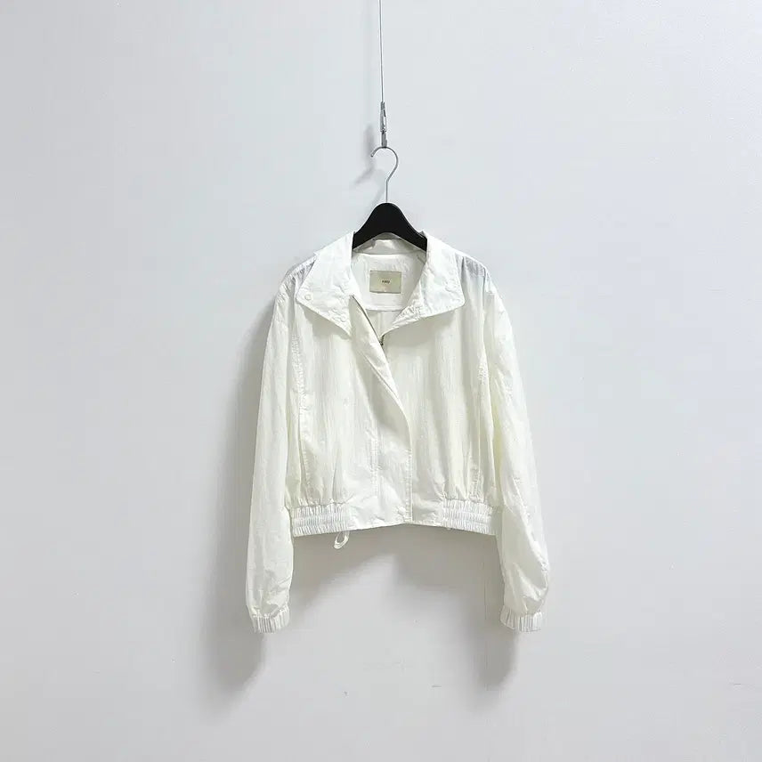 [BUNJANG] Find Ivory Crinkly Blouson Jumper / 파인드 아이보리 바스락 블루종 점퍼