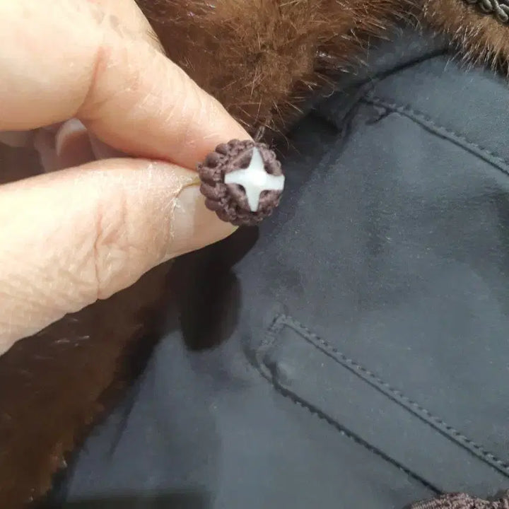 [BUNJANG] Mink Shawl Brown Cape / 밍크 숄 브라운 망토 스타일