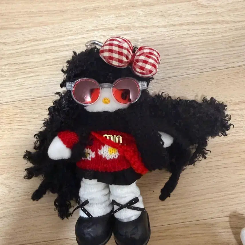 [BUNJANG] Long-Legged Kitty Plush Keychain / 롱다리키티