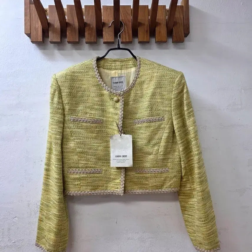 [BUNJANG] Claude Cross Tweed Jacket / 일본빈티디CLAUDE CROSS트위드자켓