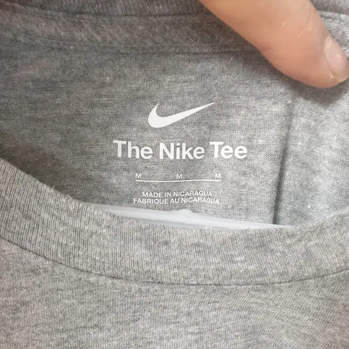 [BUNJANG] Nike JUST DO IT Gray T-shirt (M) / [여성] 나이키 그레이 JUST DO IT 반팔티 M