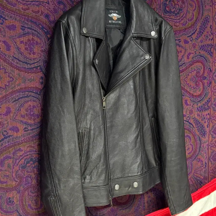 [BUNJANG] Harley-Davidson Double Rider Leather Jacket / 할리데이비슨 더블라이더 가죽자켓