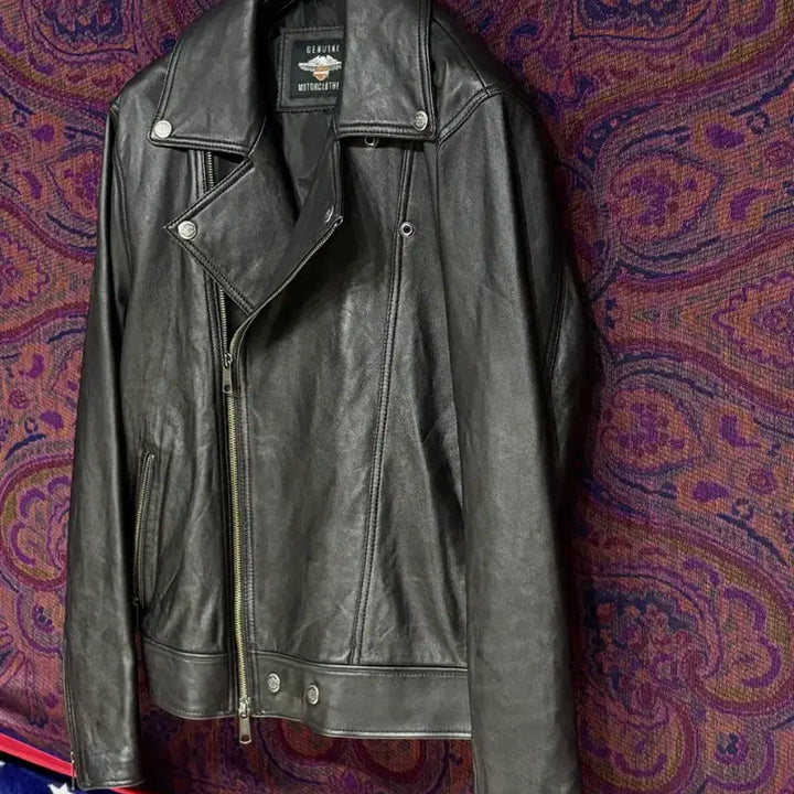 [BUNJANG] Harley-Davidson Double Rider Leather Jacket / 할리데이비슨 더블라이더 가죽자켓