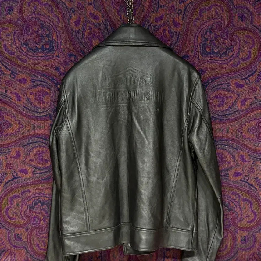 [BUNJANG] Harley-Davidson Double Rider Leather Jacket / 할리데이비슨 더블라이더 가죽자켓