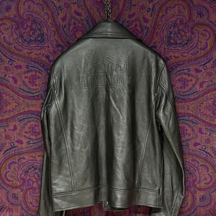 [BUNJANG] Harley-Davidson Double Rider Leather Jacket / 할리데이비슨 더블라이더 가죽자켓