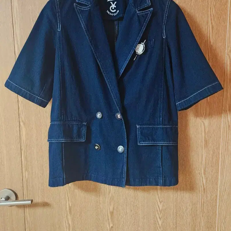[SOLD OUT] VOV 보브 스티치 데님 반팔 자켓