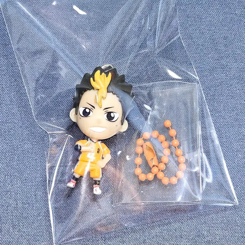 [BUNJANG] Haikyuu Nishinoya Figure Keychain / 하이큐 니시노야 피규어 키링