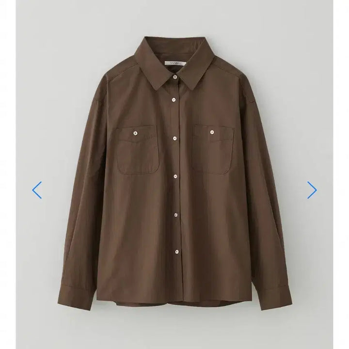 [BUNJANG] 타낫 Wide pocket shirt (brown) / 타낫 Wide pocket shirt (brown)