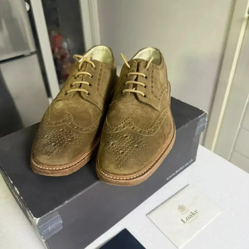 [BUNJANG] Loake 로크 스웨이드 윙팁 더비 / Loake 로크 스웨이드 윙팁 더비