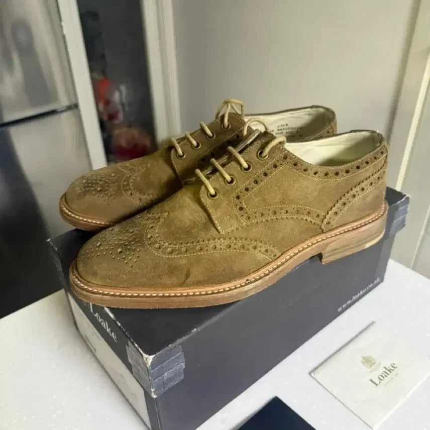 [BUNJANG] Loake 로크 스웨이드 윙팁 더비 / Loake 로크 스웨이드 윙팁 더비