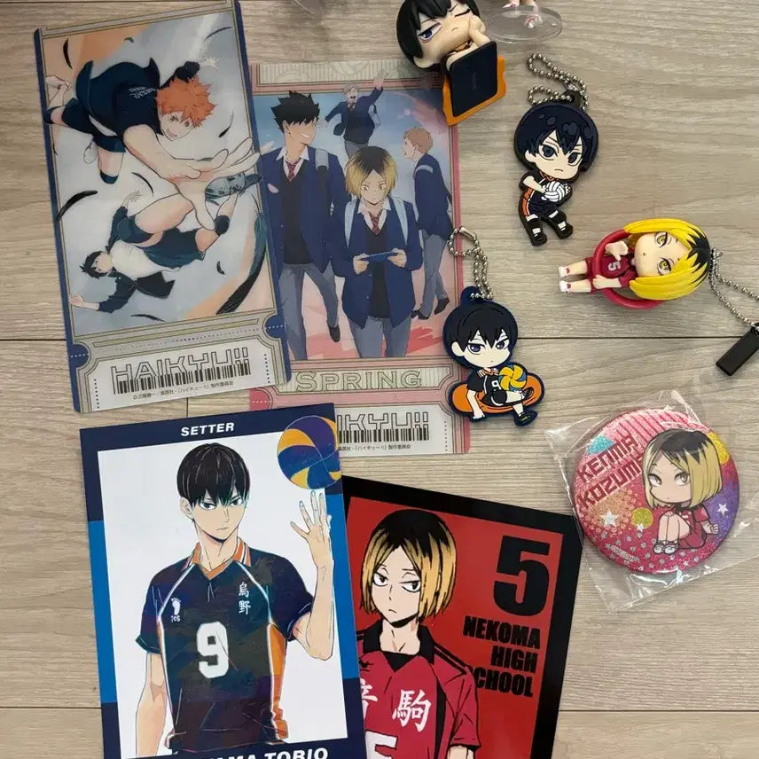 [BUNJANG] Haikyuu!! Kageyama, Hinata, Kenma Merchandise Bundle Set / 하이큐 카게야마, 히나타, 켄마 굿즈 일괄