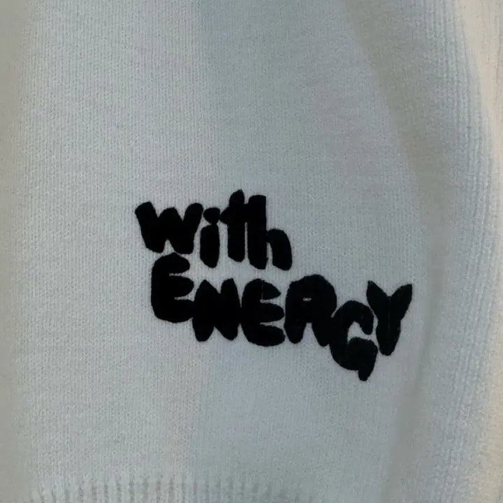 [BUNJANG] Comme des Garcons Ivory Lettering Knit Sweater / [S] 꼼데가르송 아이보리 레터링 니트