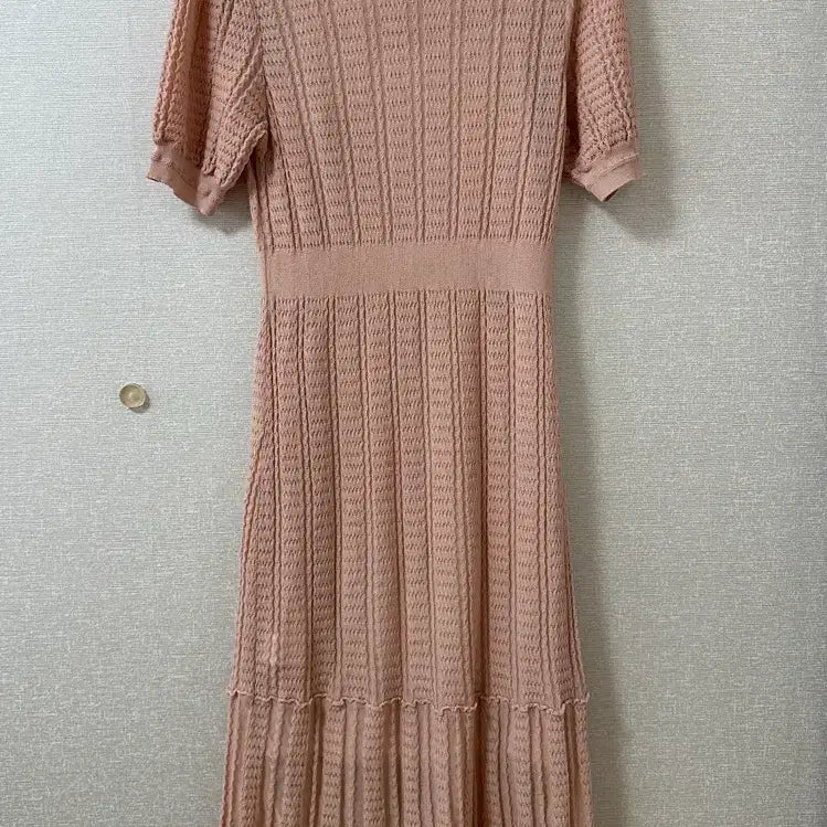[BUNJANG] ZOOC Pink Knit Long Dress / ZOOC 쥬크 핑크 니트 롱 원피스
