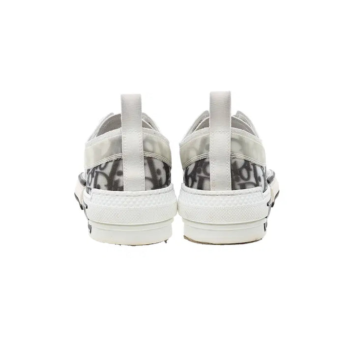 [BUNJANG] Dior B23 Low Oblique Canvas Sneakers White &amp; Black / 디올 B23 로우 오블리크 캔버스 화이트 &amp; 블랙