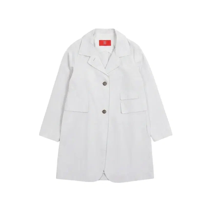[BUNJANG] KUHO White Single Long Jacket (Women&
