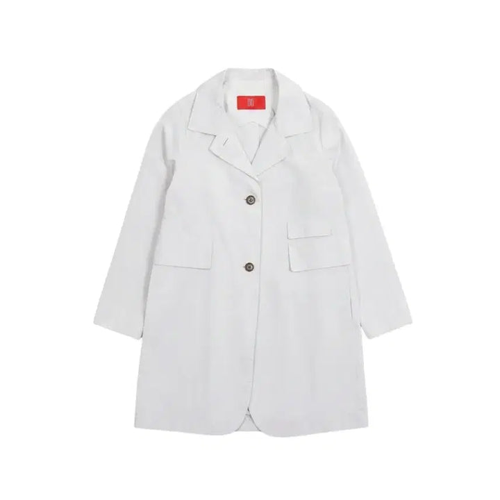 [BUNJANG] KUHO White Single Long Jacket (Women&