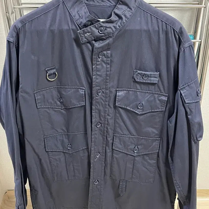 [SOLD OUT] 엔지니어드가먼츠 피싱오버셔츠 M 네이비