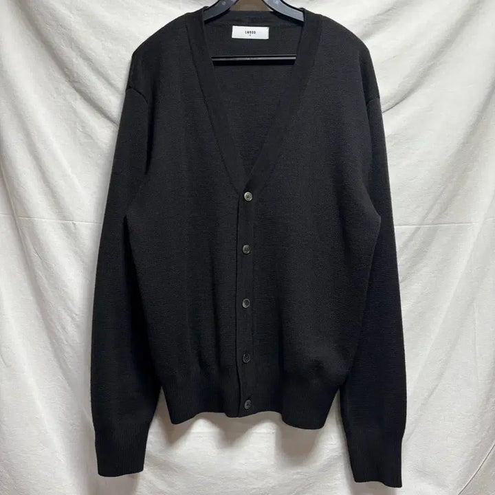 [BUNJANG] Elmood Black V-Neck Cardigan / 엘무드 블랙 브이넥 가디건