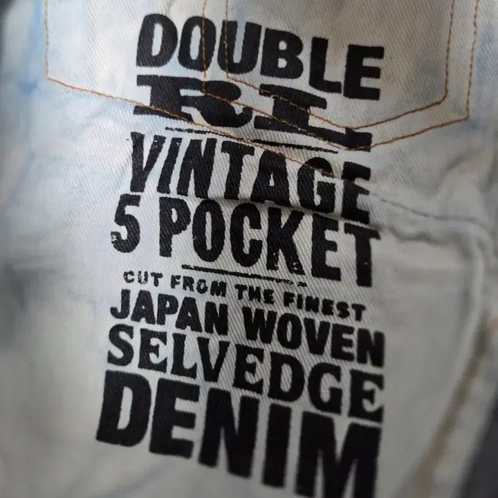 [SOLD OUT] [32/32] RRL 더블알엘 빈티지 5포켓 EAST-WEST 셀비지 진