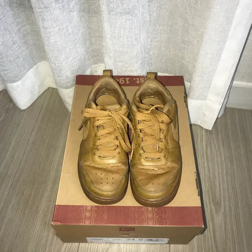 [BUNJANG] Nike Air Force 1 Brown 된장 Edition Shoes / 나이키 에어포스 브라운 된장포스 235