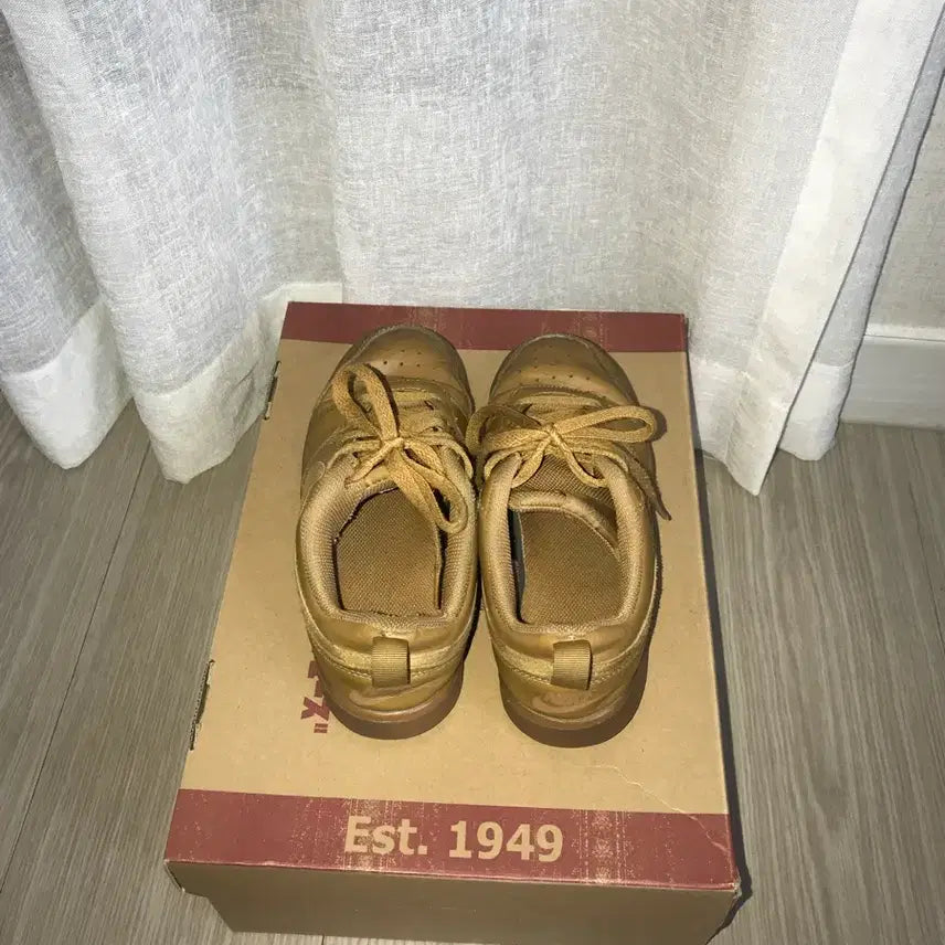 [BUNJANG] Nike Air Force 1 Brown 된장 Edition Shoes / 나이키 에어포스 브라운 된장포스 235