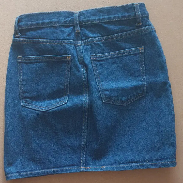 [BUNJANG] TTOPP Denim Mini Skirt / TTOPP 청 데님 미니 스커트