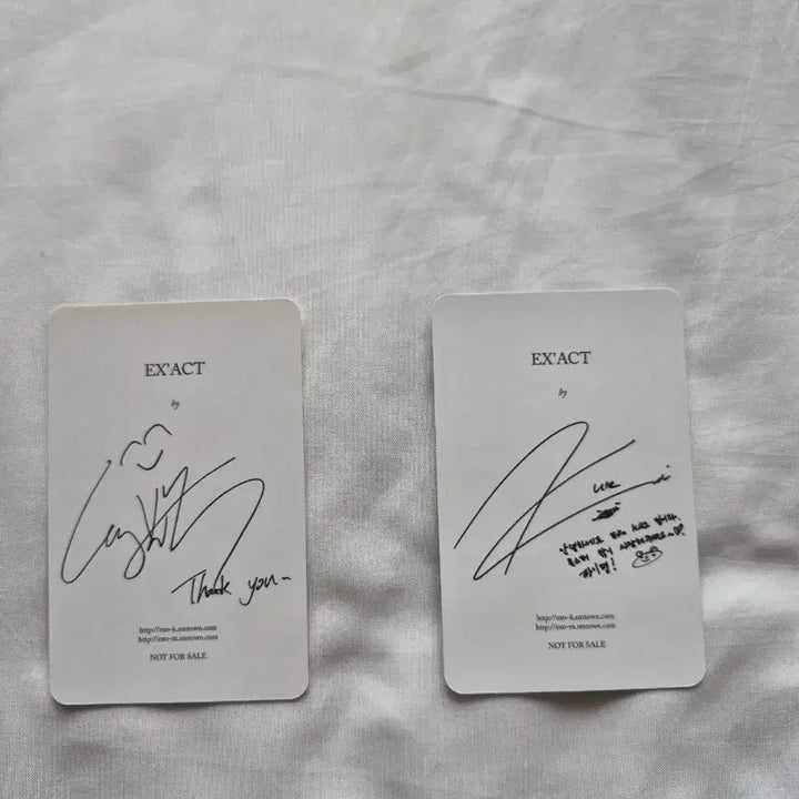 [SOLD OUT] 엑소 레이 (LAY) 및  KAI 포토카드 2장 세트