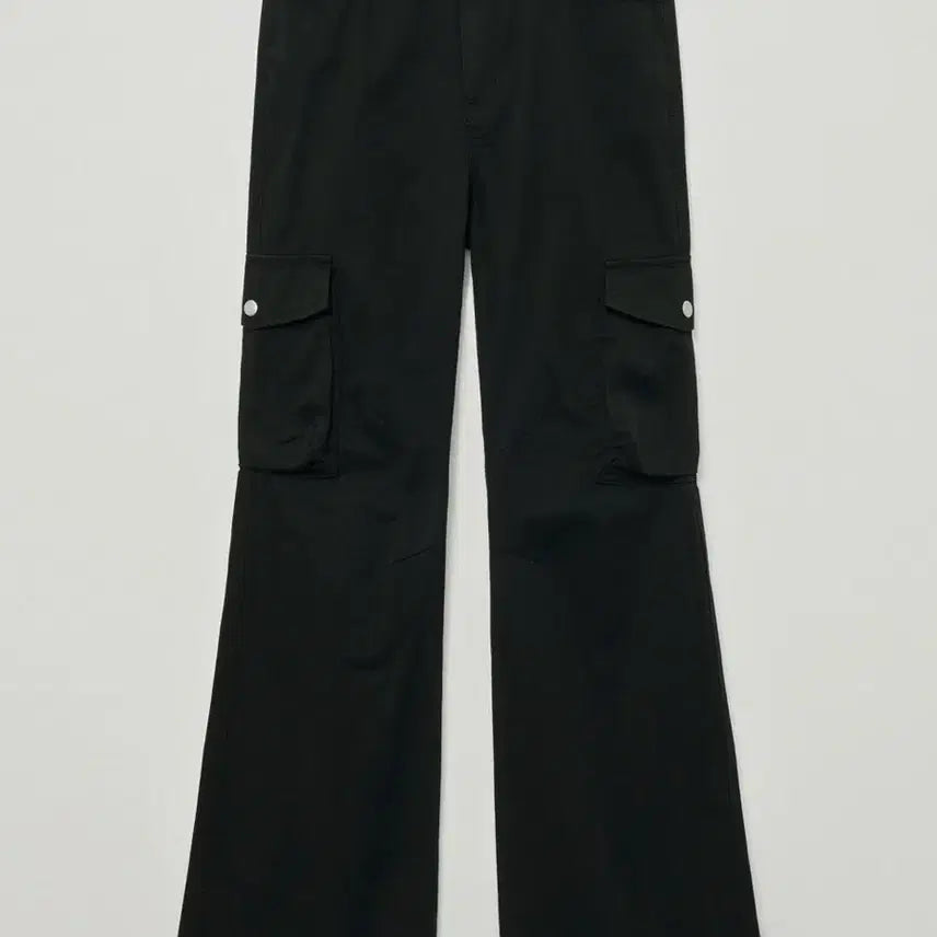 [BUNJANG] Helene Paris Pigment Bootcut Cargo Pants Black M / 헬레네파리스 피그먼트 부츠컷 카고 팬츠 블랙 M