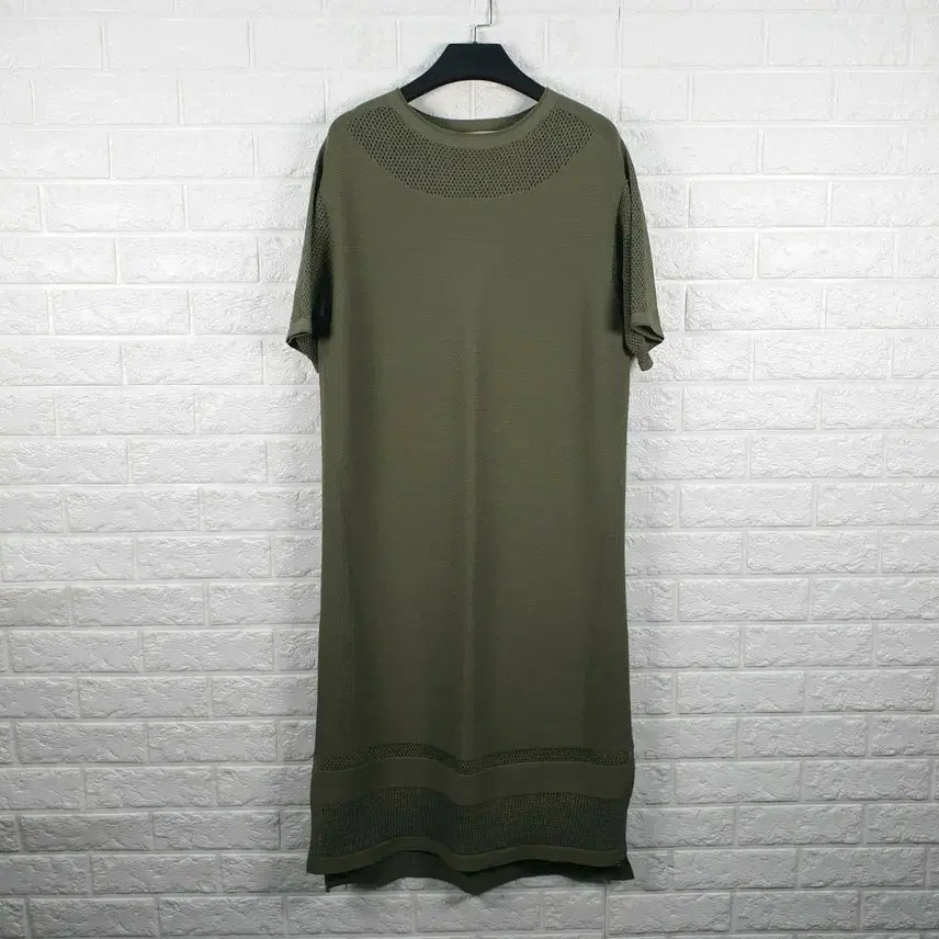[BUNJANG] System Punching Detail Knit Dress / [55]시스템 펀칭 디테일 니트 원피스