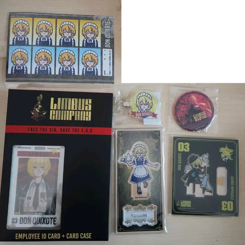 [BUNJANG] Limbus Company Don Quixote Official Goods Bundle Set / 림버스 컴퍼니 림컴 돈키호테 공식 굿즈 일괄