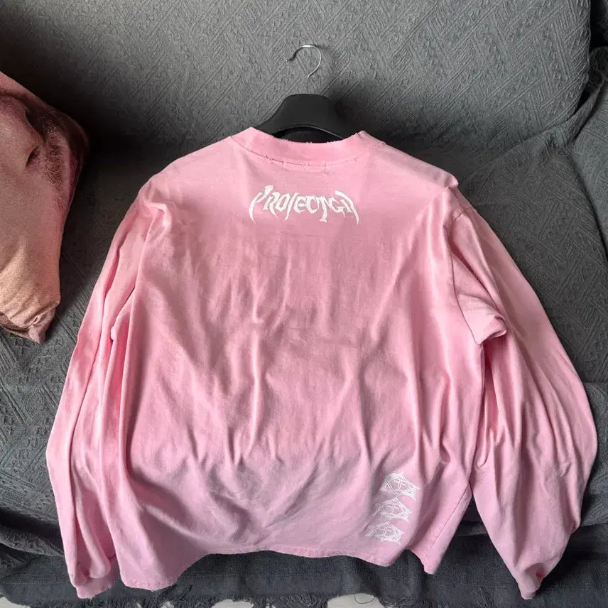 [BUNJANG] Projectgr Metallic Logo Long Sleeve 2 / 프로젝트gr  메탈릭 로고 롱슬리브 2