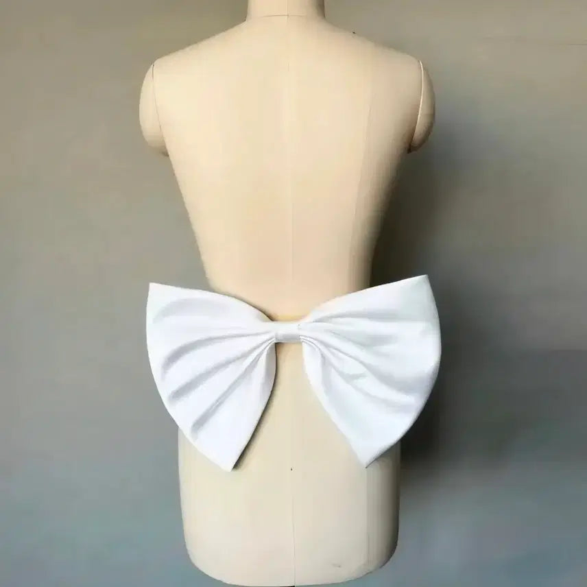 [BUNJANG] White Pearl Wedding Veil and Ribbon Set / 화이트 진주 웨딩 베일, 드레스 리본 웨딩촬영 셀프웨딩 웨딩스냅 소품