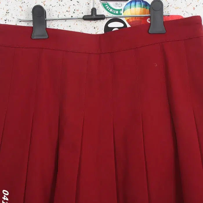 [BUNJANG] TOPTEN Pleated Mini Skirt RD / 여성28 / 탑텐 새상품 플리츠 미니스커트RD 34-92