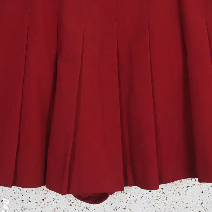 [BUNJANG] TOPTEN Pleated Mini Skirt RD / 여성28 / 탑텐 새상품 플리츠 미니스커트RD 34-92
