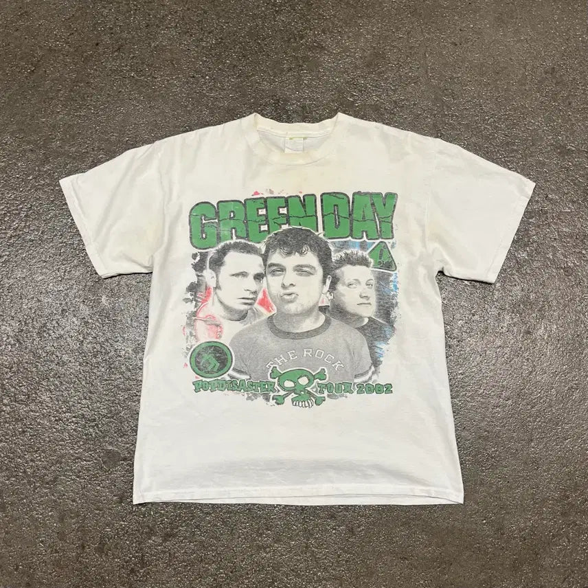 [BUNJANG] Green Day Tour T-shirt / 2002 그린데이 투어 티셔츠 (105)