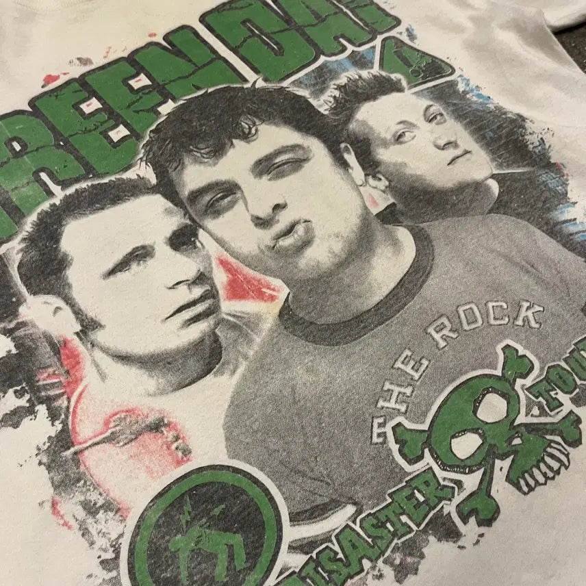 [BUNJANG] Green Day Tour T-shirt / 2002 그린데이 투어 티셔츠 (105)