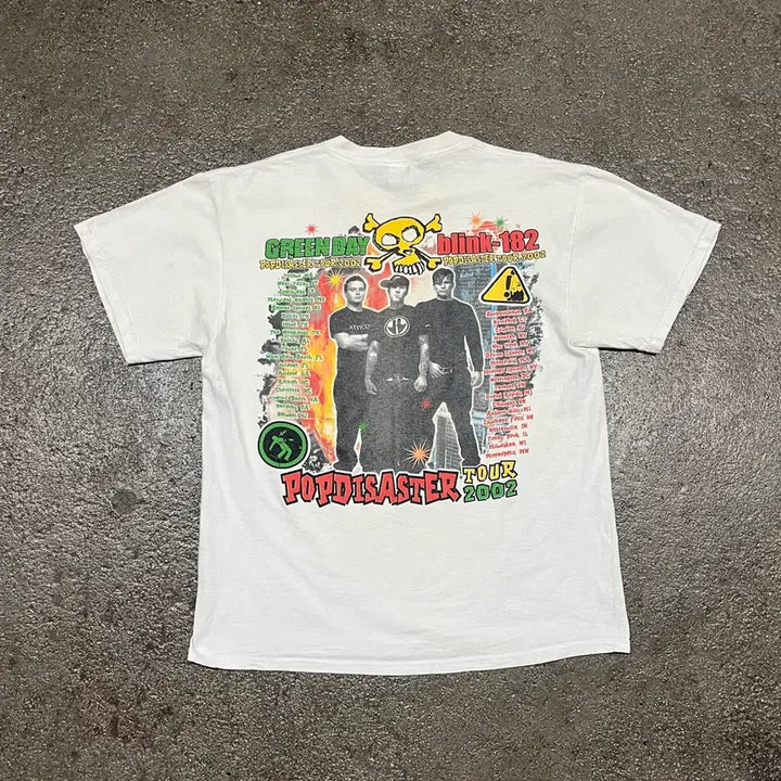 [BUNJANG] Green Day Tour T-shirt / 2002 그린데이 투어 티셔츠 (105)