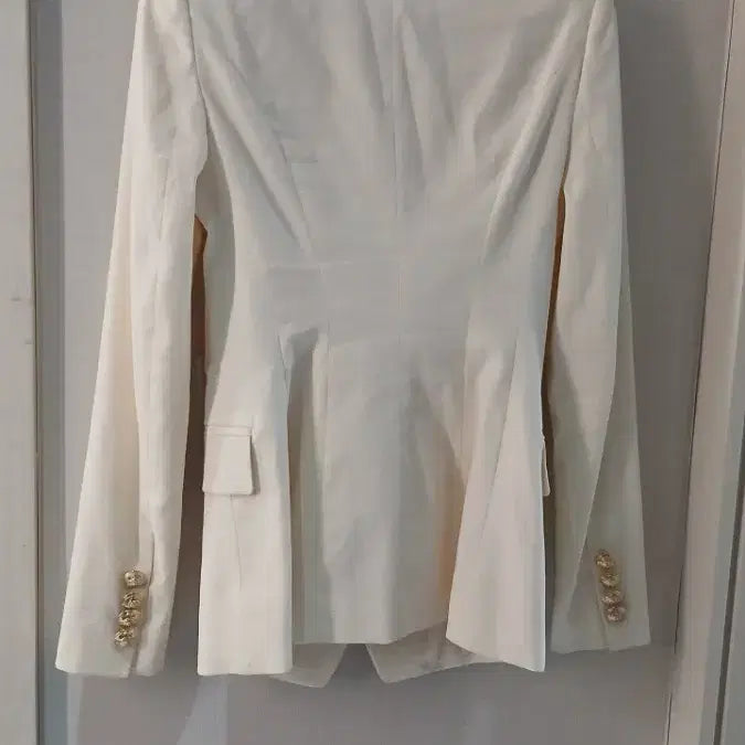 [BUNJANG] TIME Double Button Blazer Ivory / 타임 금장버튼 더블 자켓 아이보리