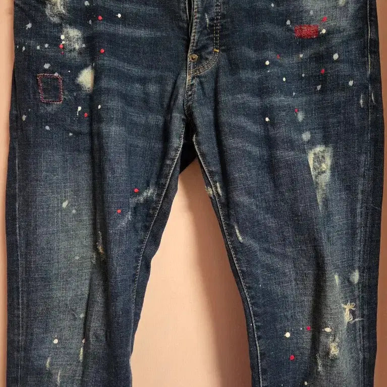 [SOLD OUT] 디스퀘어드2 스플래터 데님팬츠
