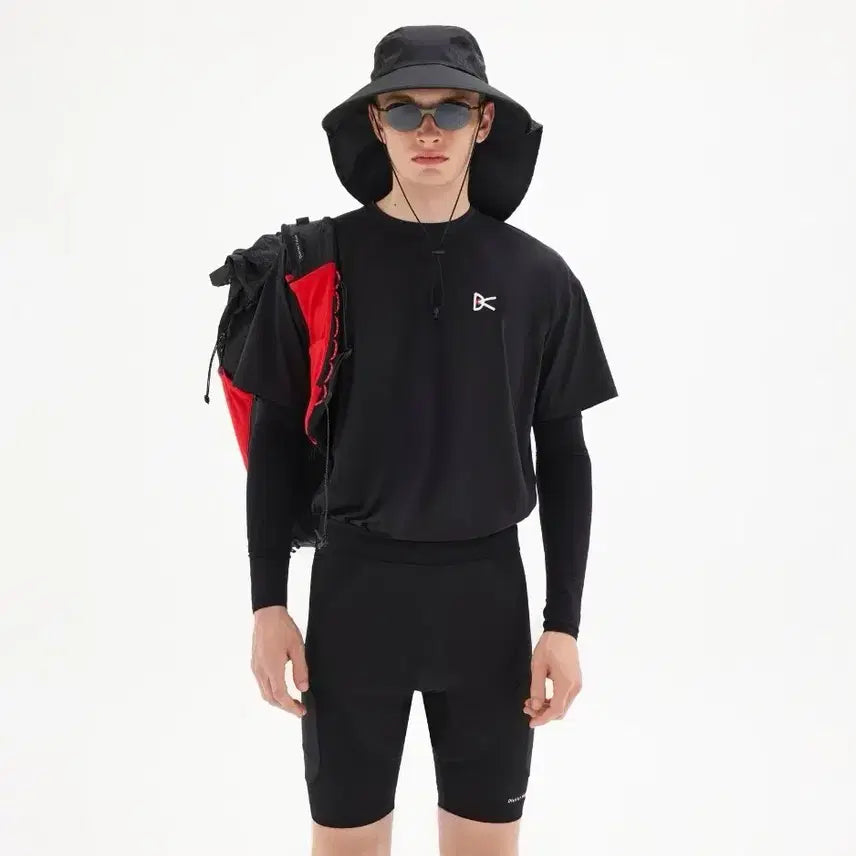 [BUNJANG] District Vision Lightweight T-Shirt Black / [XL]디스트릭트비전 라이트웨이트 티셔츠 블랙 새상품 판매