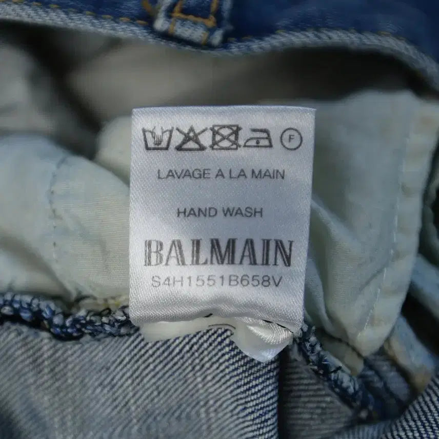 [BUNJANG] Balmain Denim Shorts / 디테일 미쳤다유 지퍼만 봐도 답 나오는 발망