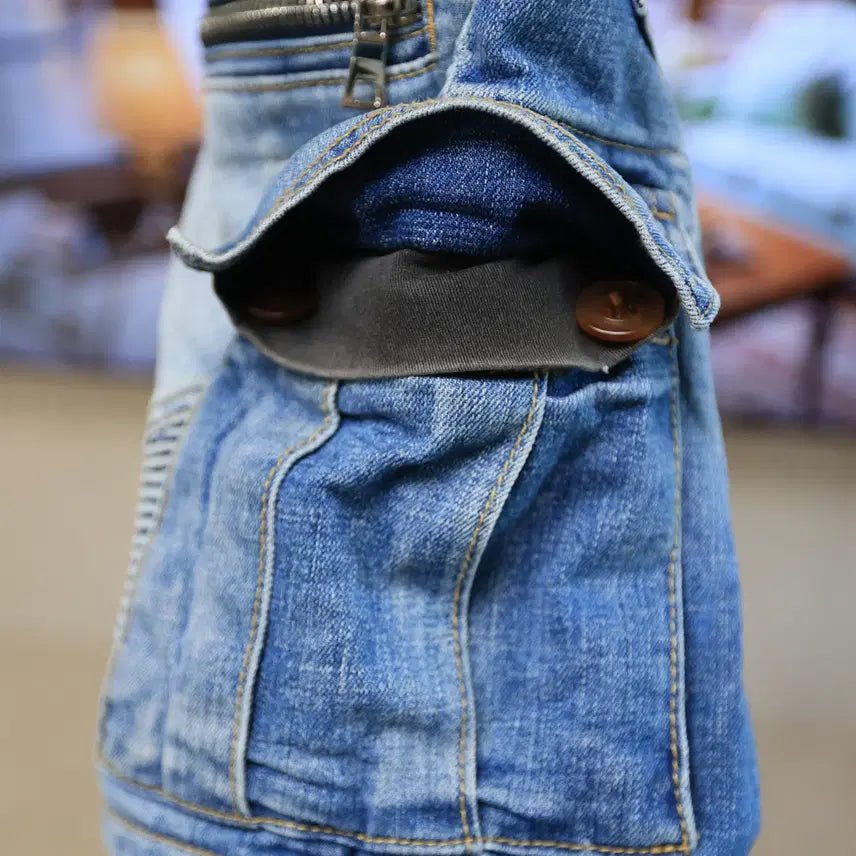 [BUNJANG] Balmain Denim Shorts / 디테일 미쳤다유 지퍼만 봐도 답 나오는 발망
