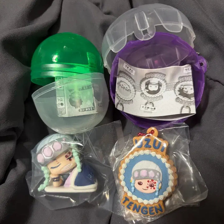 [BUNJANG] Demon Slayer Tengen Uzui Onemutan Keychain Gacha Set / 귀칼 텐겐 오네무탄 쿠키챰 가챠 세트 미개봉