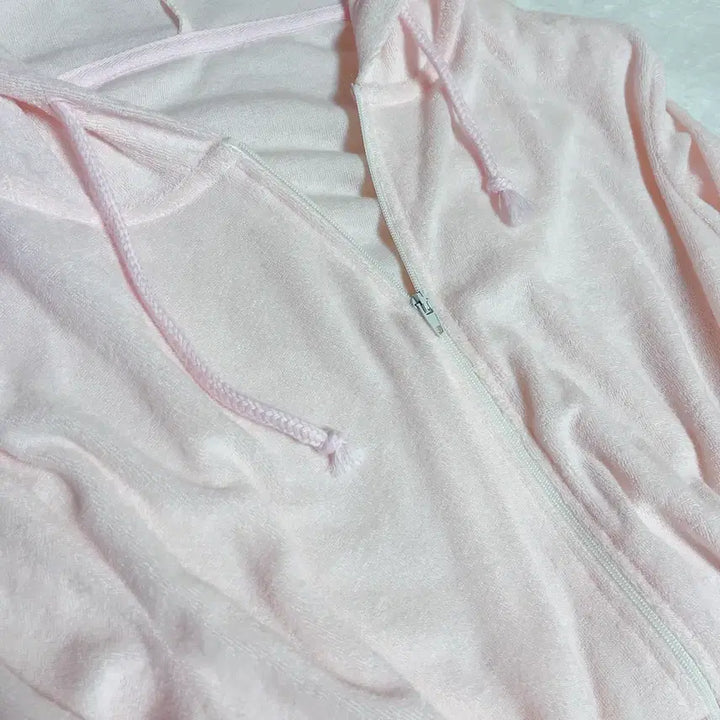 [SOLD OUT] 연핑크 딸기우유 후드집업 일본빈티지 일브