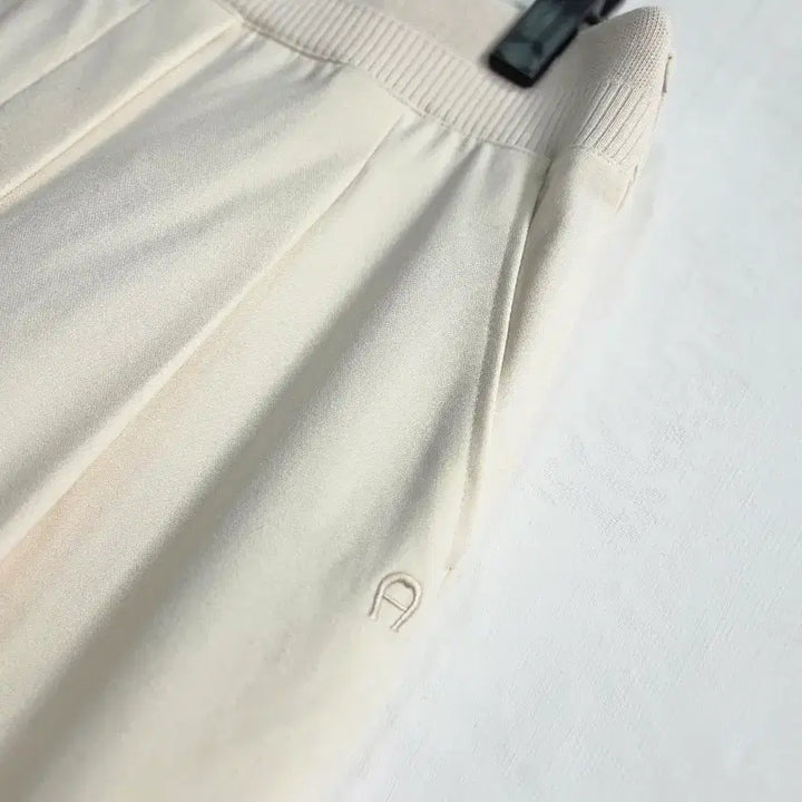 [BUNJANG] Aigner Ivory Wide Pants / 아이그너AIGNER 아이보리 와이드 팬츠 30