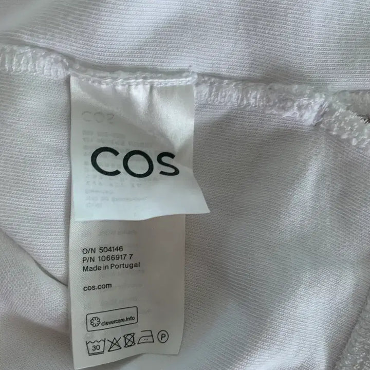 [BUNJANG] COS Boucle Collar T-Shirt / 남성 COS 부클레 카라 티셔츠
