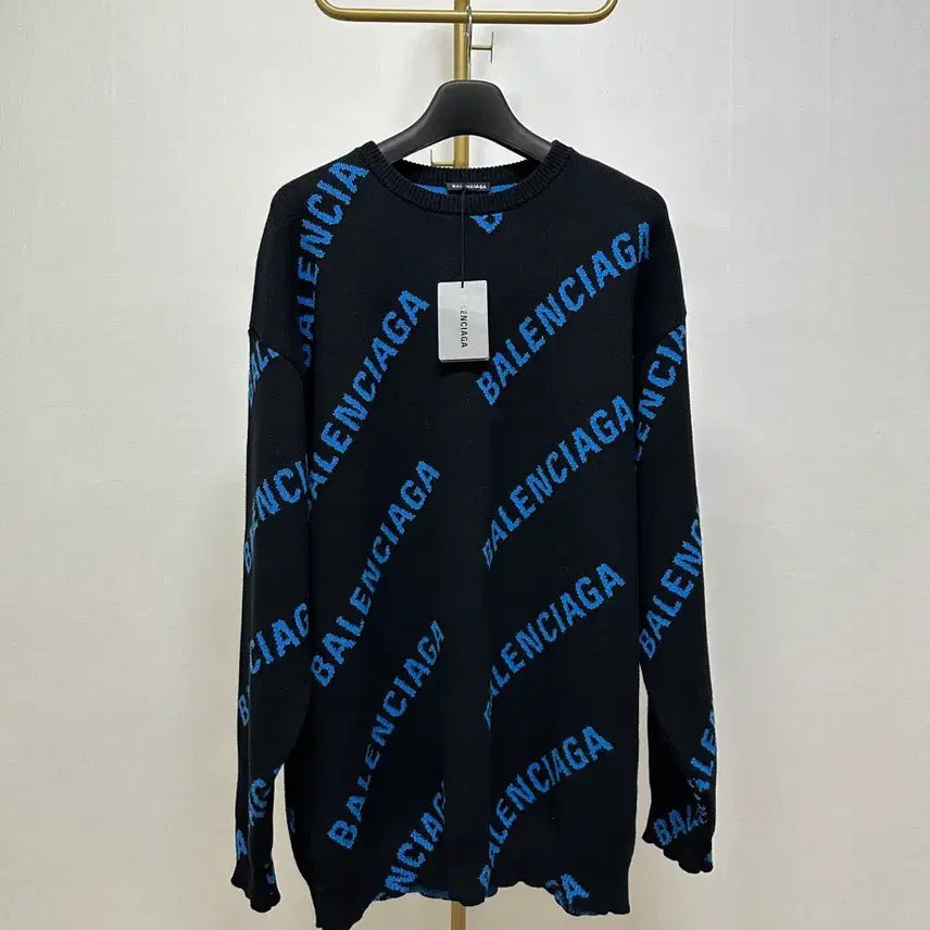 [BUNJANG] Balenciaga Multi Logo Knit L / 발렌시아가 멀티로고 니트 L