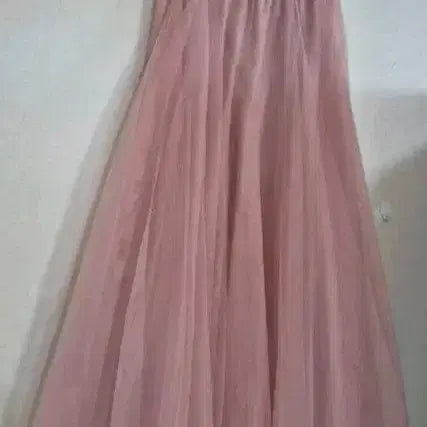 [BUNJANG] Pink Long Tulle Skirt / 핑크 롱 튤 스커트