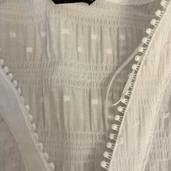 [BUNJANG] ZARA White Lace Blouse XS / ZARA 자라 화이트 레이스 블라우스 XS